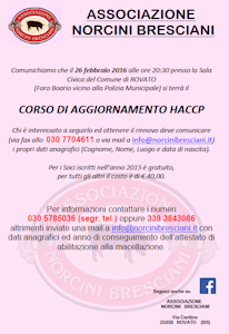 aggiornamento HACCP